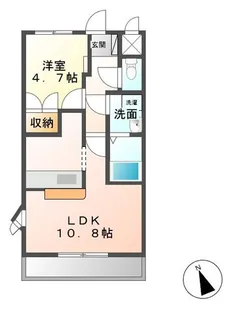 クレッシェンド【1階】の間取り