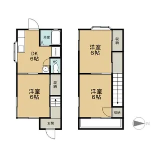 シティコーポ【3号室】の間取り