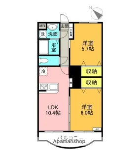 グラン・ジュテPARTⅠ【2階】の間取り