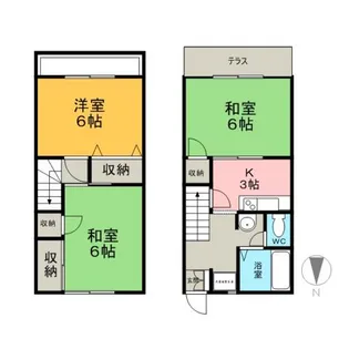 フォーレストコーポA棟【2階】の間取り