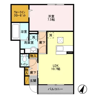 フェアリー コート【1階】の間取り