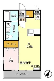 BIZ STAY 古河【3階】の間取り