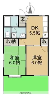 グロリアヒルズ【101号室】の間取り