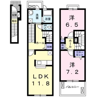 CELESTINO【2階】の間取り