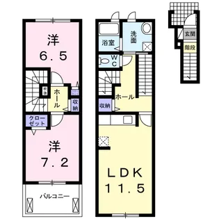 CELESTINO【2階】の間取り