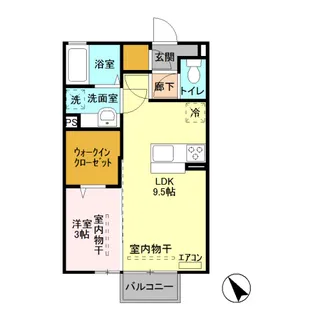 アルトゥーラ【2階】の間取り