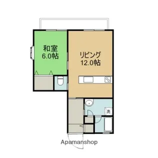 グランディマンション【101号室】の間取り