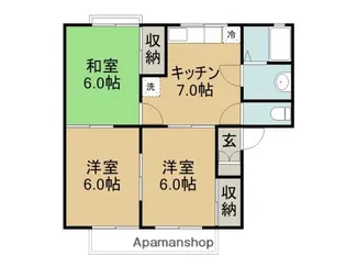 ロイヤルサンステージA棟【1階】の間取り