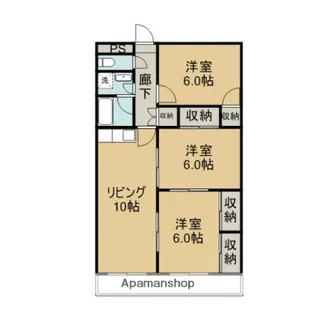 エドニーレジデンス【205号室】の間取り