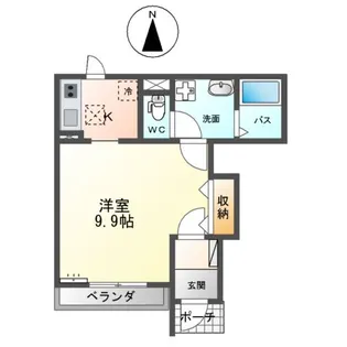 グレイシャス【1階】の間取り