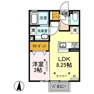 メデューズ【2階】の間取り