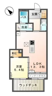 ボヌール浅間台【1階】の間取り