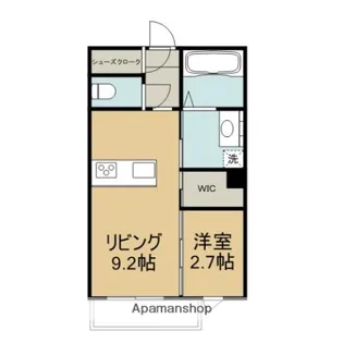REFISIA【101号室】の間取り