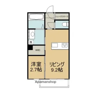 REFISIA【202号室】の間取り