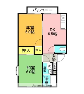 ハウス四季 A・B【2階】の間取り