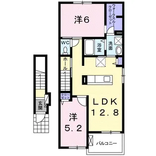 ポップ・アップ ハウス【2階】の間取り