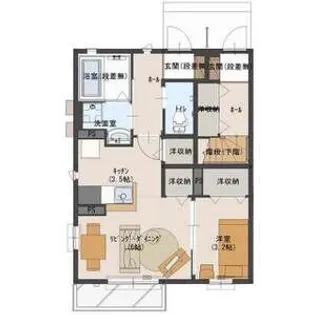 アネックス古河 D棟【102号室】の間取り