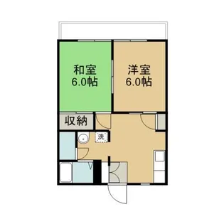 おおたかハイツ B【203号室】の間取り