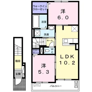 まほろば【2階】の間取り
