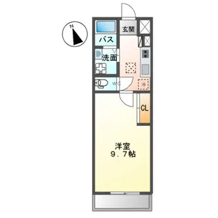 サンモールウエストⅡ【2階】の間取り
