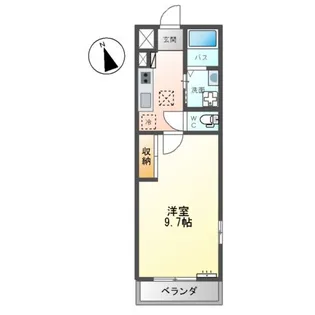 サンモールウエストⅡ【2階】の間取り