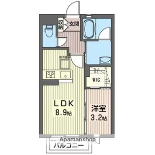 エトワル【103号室】の間取り