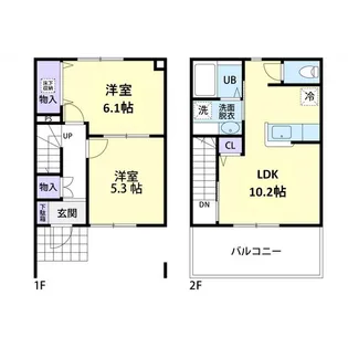 FIELD K I【102号室】の間取り