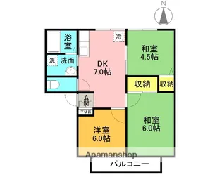 3DKの間取り画像