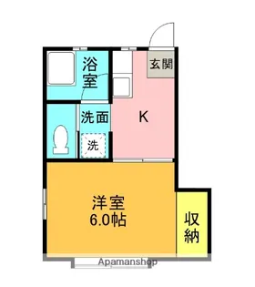 メゾン常盤【201号室】の間取り