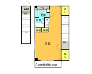 パセレイーストB【202号室】の間取り