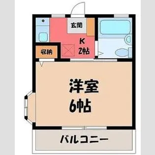 アーバンパレス野木【2階】の間取り