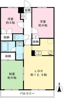 ウィルコート【302号室号室】の間取り