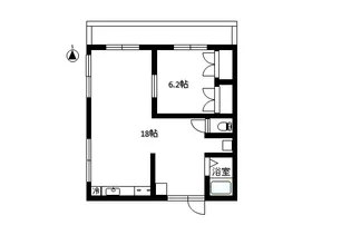 CROWN CORPOⅠ201【2階】の間取り