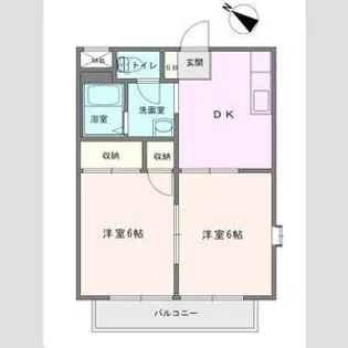 セントヒルズK【2階】の間取り