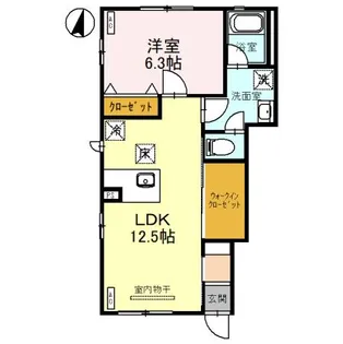 KOGAーKEYAKI ALLEYCLE D【1階】の間取り