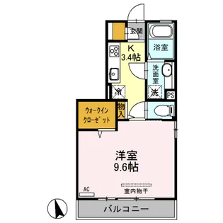 ミーティア Ⅱ【3階】の間取り