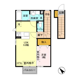マイロード【2階】の間取り