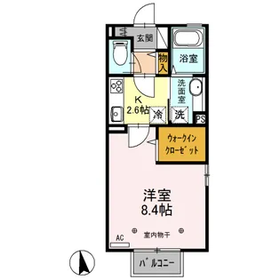 ショコラ ガーデン Ⅱ【2階】の間取り