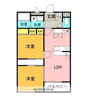 NOGIさくら【208号室】の間取り