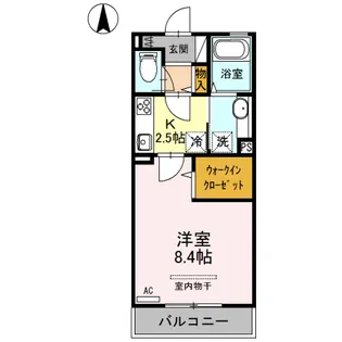 スタシオン エスト【3階】の間取り