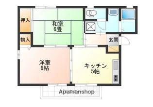 フローラ A【1階】の間取り