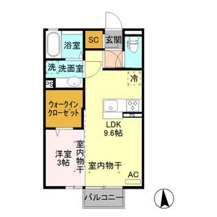 セレーネ【2階】の間取り
