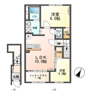 グラン エクシードⅡ【2階】の間取り