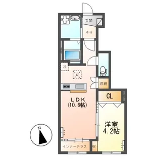 エトワール タケ【1階】の間取り