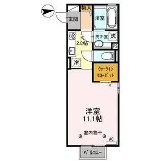 メゾン ド シュシュ C【2階】の間取り