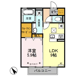プラチナゲート【1階】の間取り