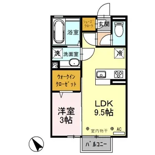 プラチナゲート【2階】の間取り