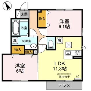 WIT【1階】の間取り