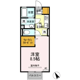 エクセレンテ丘里【1階】の間取り