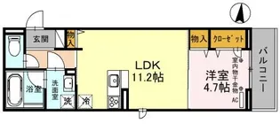 アンビエンテ【302号室】の間取り